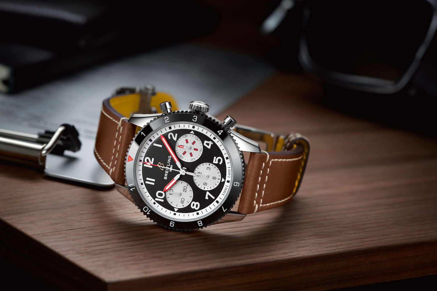 Breitling Classic AVI Chronograph 42 Mosquito Watch Y233801A1B1X1