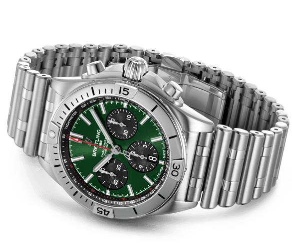 Breitling Chronomat B01 42 Bentley Green Bracelet