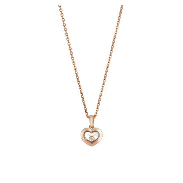 Chopard Happy Diamonds Icons 18ct Rose Gold 0.05ct Diamond Pendant
