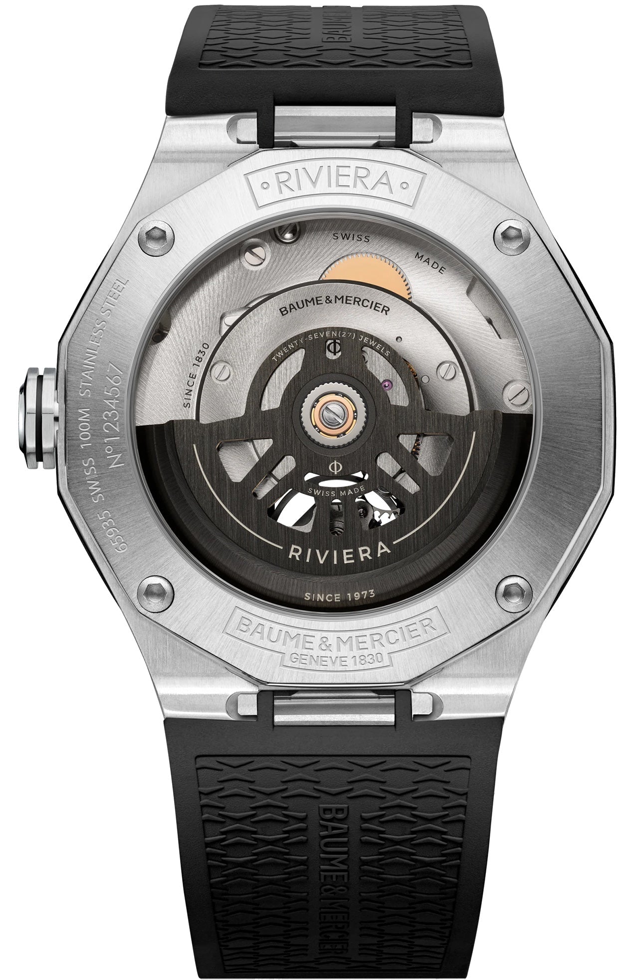 Baume et Mercier Riviera Automatic Skeleton Watch 10721 C W