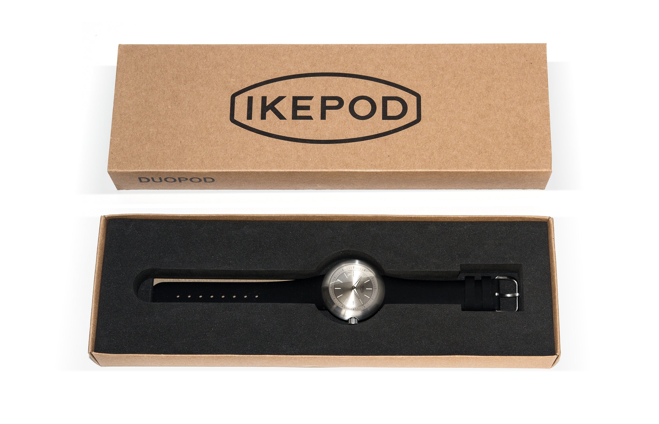 IKEPOD Chronopod クロノポッド 007 Black PPK Ikepod Chronopod 007 – Black PPK Limited Edition – The Watch