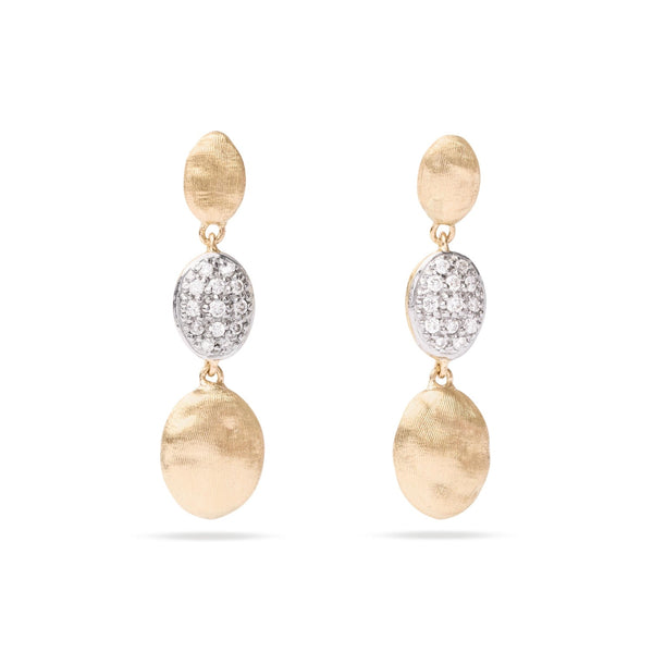Marco Bicego Siviglia 18ct Yellow Gold Diamond Drop Earrings