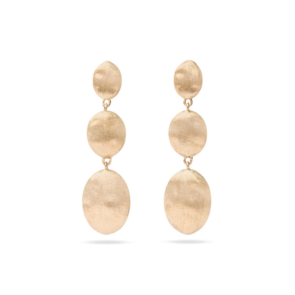 Marco Bicego Siviglia 18ct Yellow Gold Triple Earrings OB1694 Y