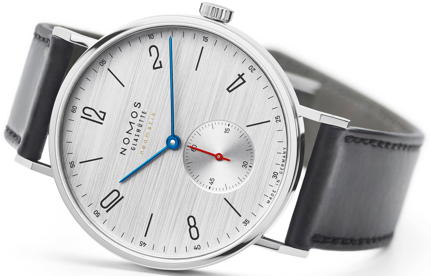 Nomos Glashutte Watch Tangente Neomatik 39 Silvercut Sapphire Crystal 141 C W Sellors Luxury Watches