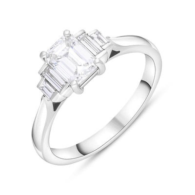 Featured Emerald Cut Engagement Rings image