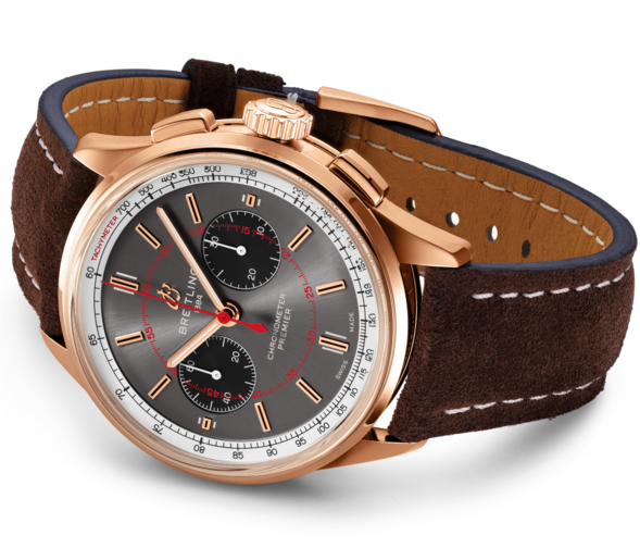 Breitling Watch Premier B01 Chronograph 42 Wheels And Waves Limited Edition RB0118A31B1X1 C W Sellors Luxury Watches