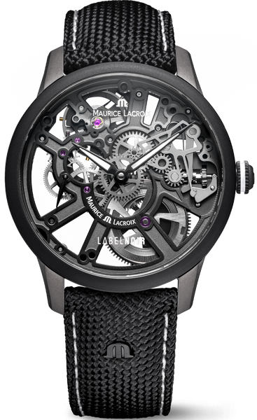 Maurice Lacroix Watch Masterpiece Skeleton Label Noir Limited Edition MP7228-DLB04-090-2