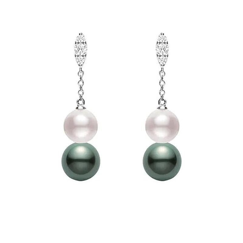 Imperial Pearl Pearl Earrings 001-310-02562 14KW | Mathew Jewelers, Inc. |  Zelienople, PA