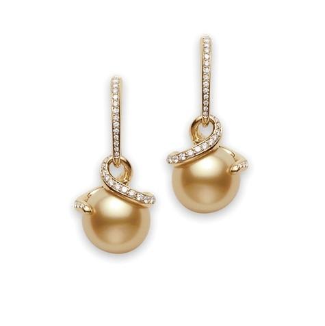 Mikimoto south sea pearl earrings discount