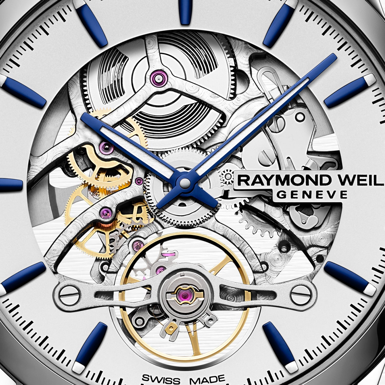 レイモンドウィル フリーランサー スケルトン 2785-ST-65001 Raymond Weil Freelancer Automatic Winding Men's Watch 2785