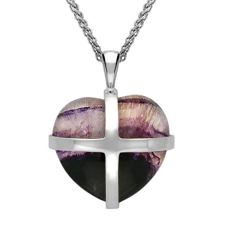 Blue john stone necklace deals