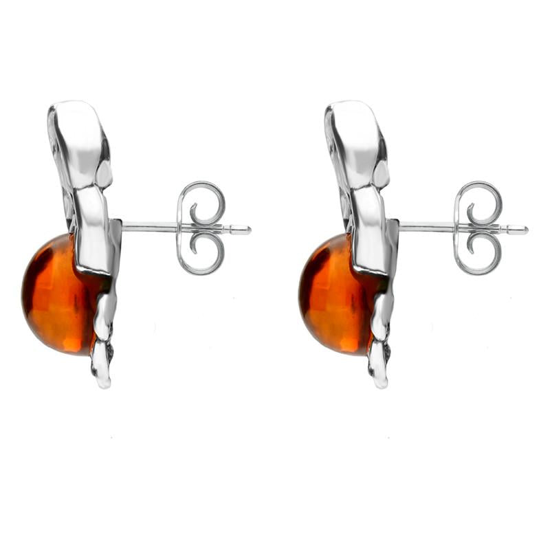 Sterling silver crab best sale earrings
