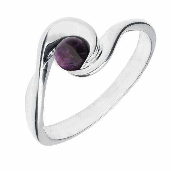 Sterling Silver Blue John Wave Ring R876