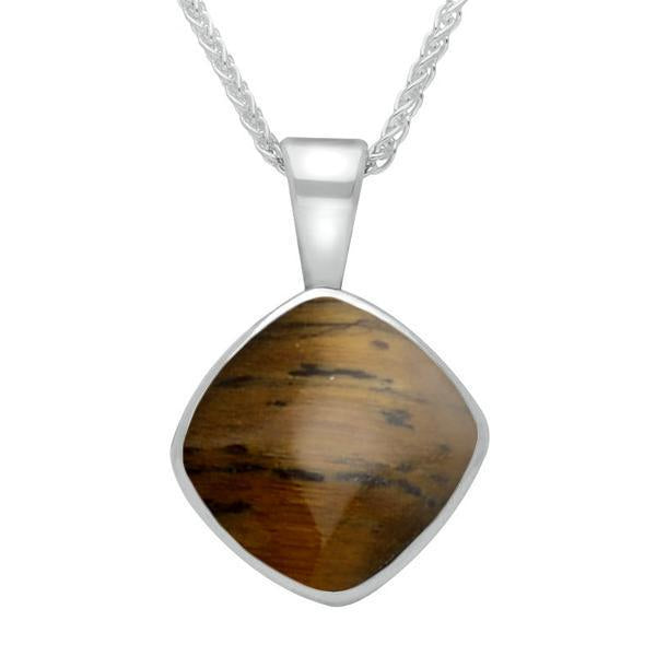 Sterling silver tiger eye necklace store