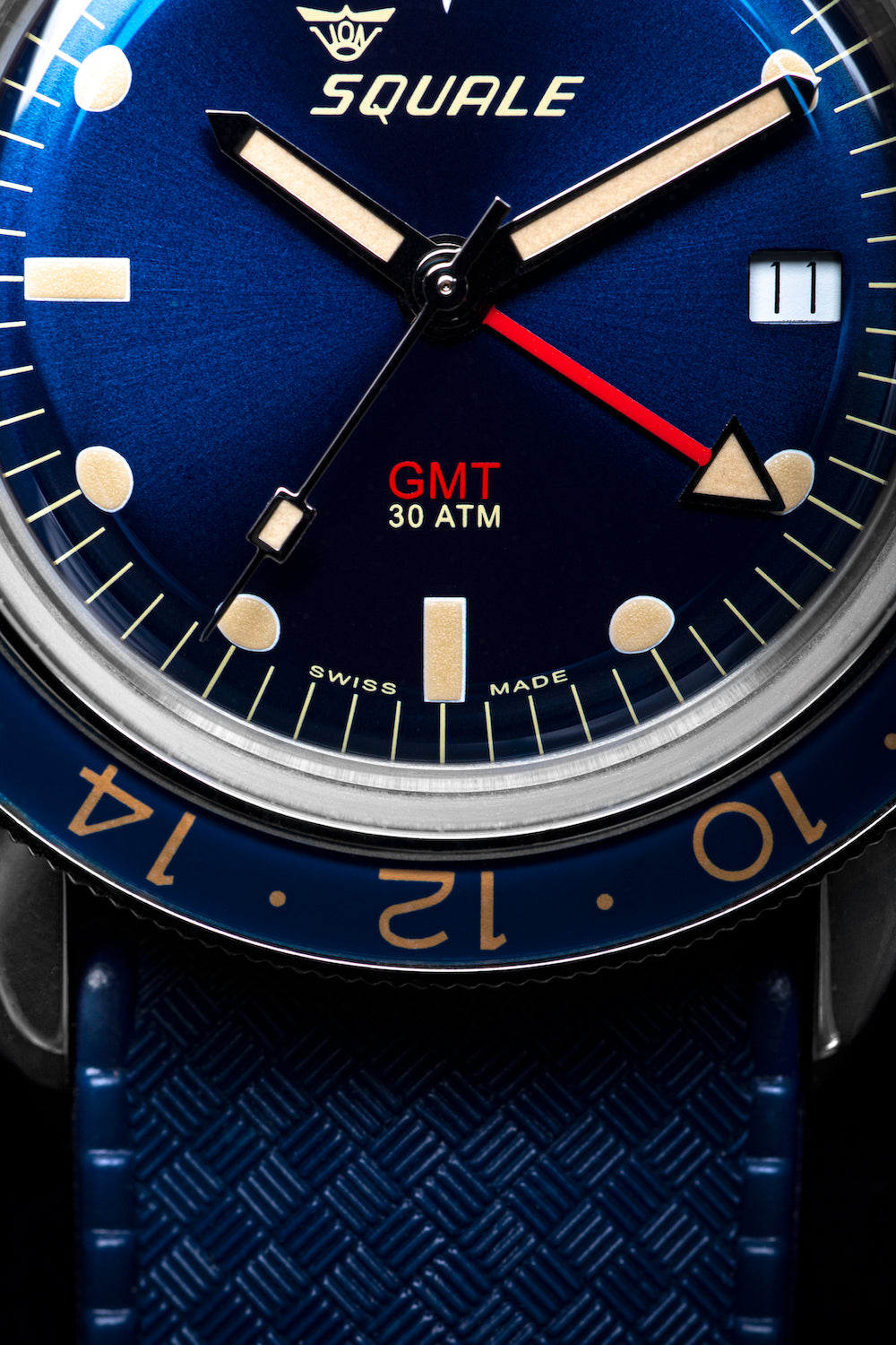 30 Atmos Gmt Ceramica Strap Squale Watches Gmt Squale SUB-39