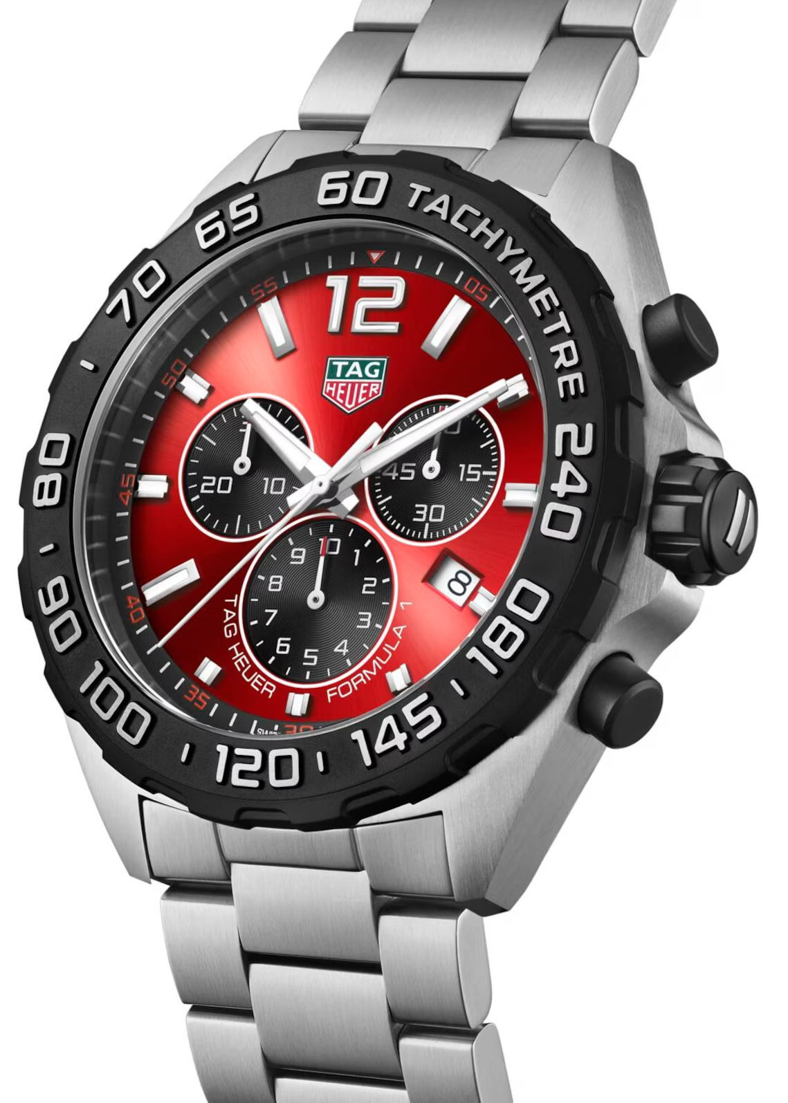 TAG Heuer Formula 1 Chronograph Red Bracelet CAZ101AN.BA0842 C W Sellors Fine Jewellery