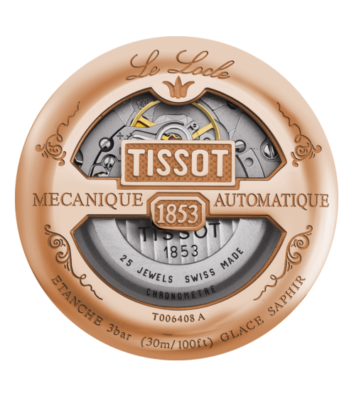 Tissot Watch Le Locle Automatic D T0064083605700 C W Sellors Luxury Watches