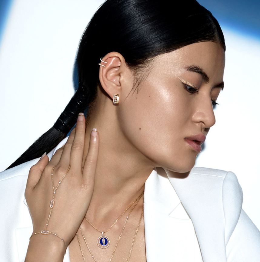 Messika hoop earrings sales