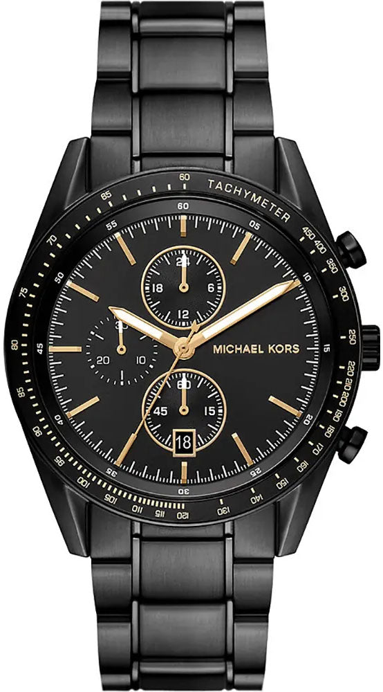 Mens michael kors watch black outlet