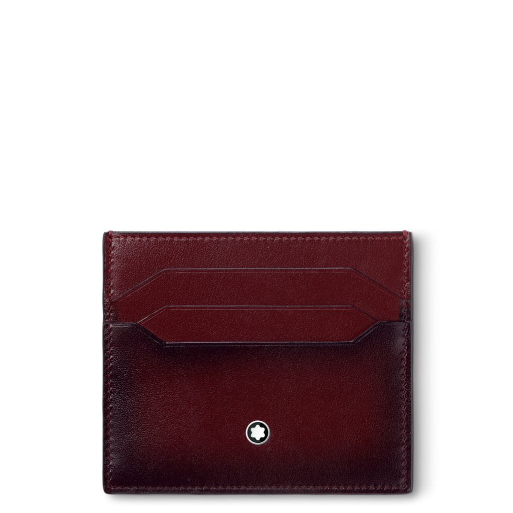 Montblanc Meisterstuck Card Holder 6cc Sfumato Burgundy D