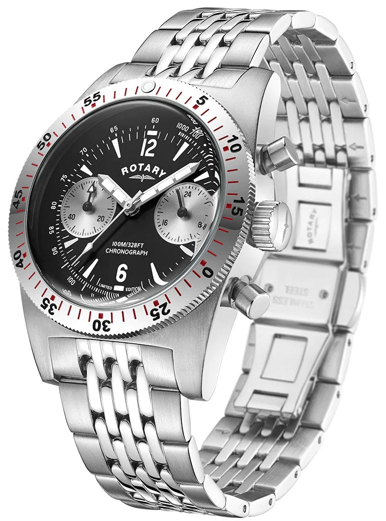 Rotary RW 1895 Heritage Chronograph Limited Edition GB05500 30 C W Sellors Fine Jewellery