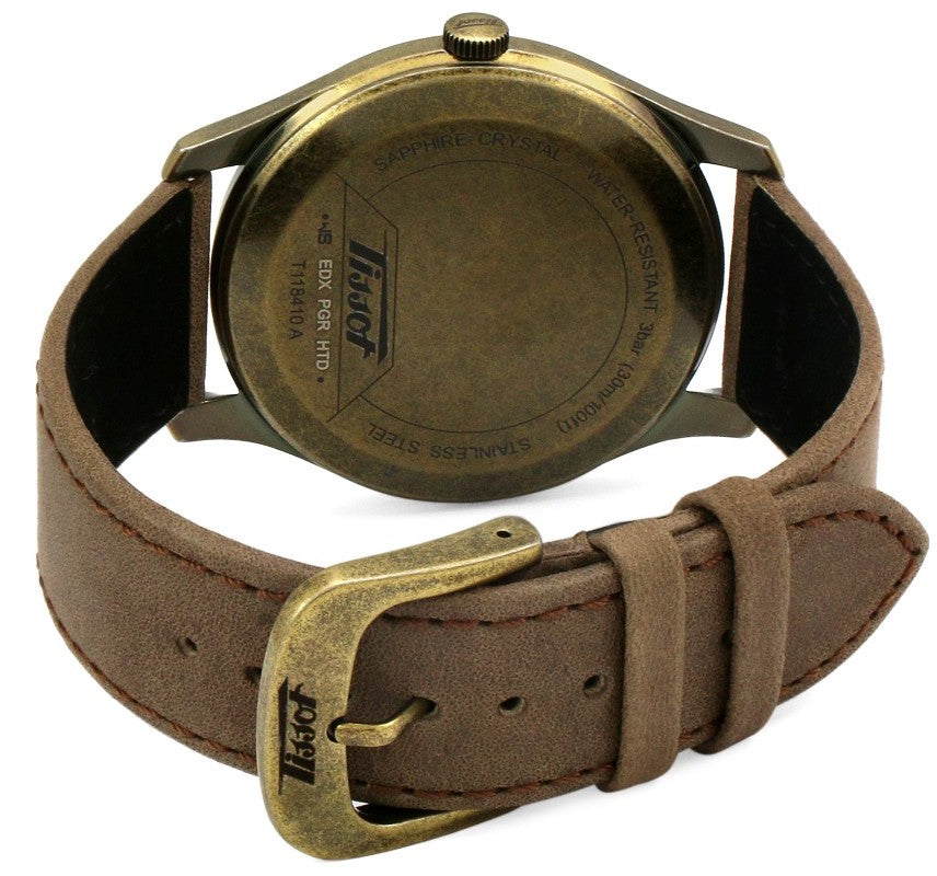 Tissot Watch Heritage Visodate Quartz D T1184103605700 C W Sellors Luxury Watches