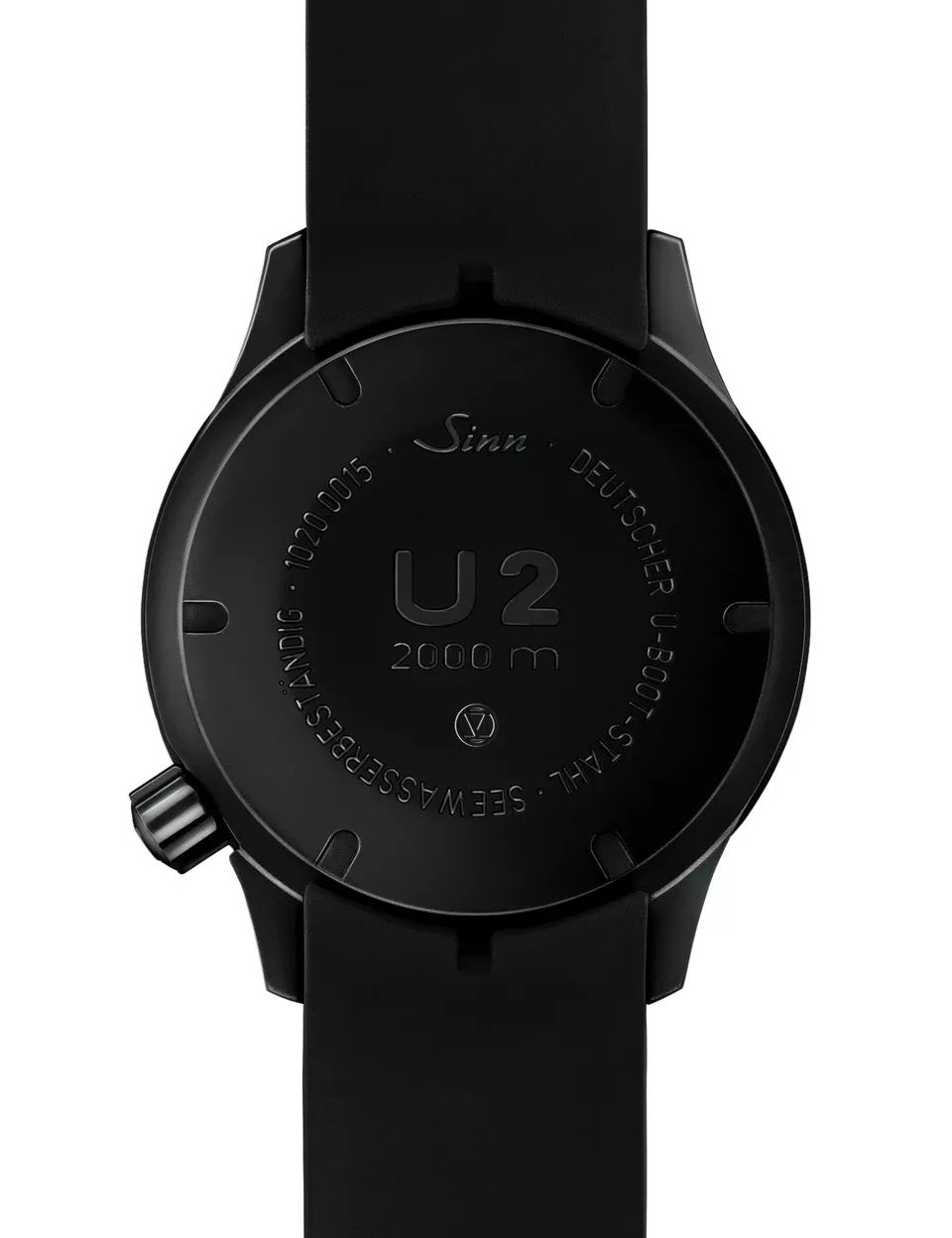Sinn U2 S EZM Rubber Watch Rubber Strap C W Sellors