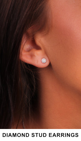 Shop Diamond Stud Earrings